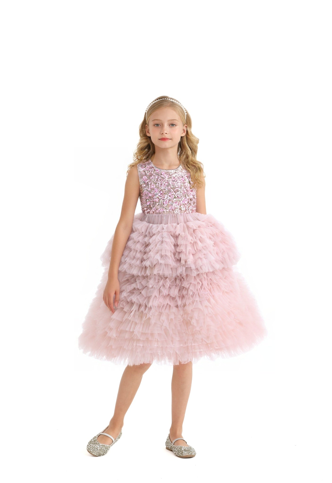 Pink Sparkle Tiered Tulle Dress - Tulleen.com Pink Sparkle Tiered Tulle Dress - Tulleen.com