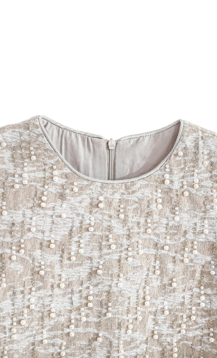 kids atelier tulleen Silver Feathered Party Dress