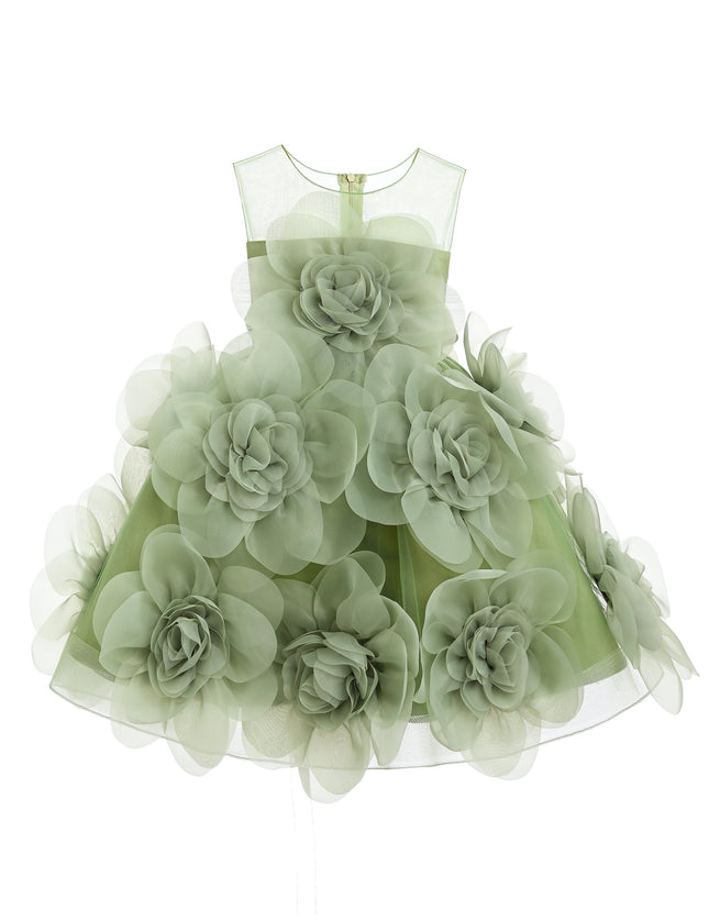 kidsatelier-tulleen-green-floral-blooming-flowers-dress
