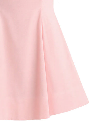kids atelier tulleen Light Pink Ruffle Strap Dress