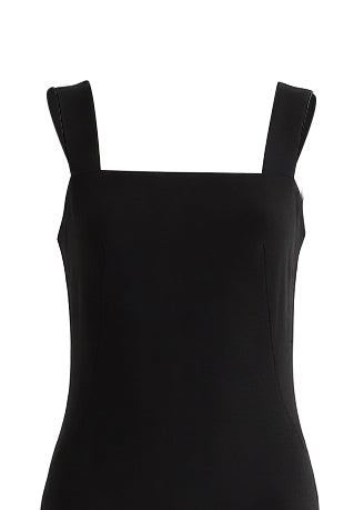 kids atelier tulleen Black Bow-Tail Dress