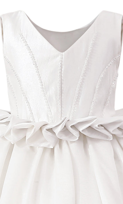 kids atelier tulleen White Valestra Formal Dress