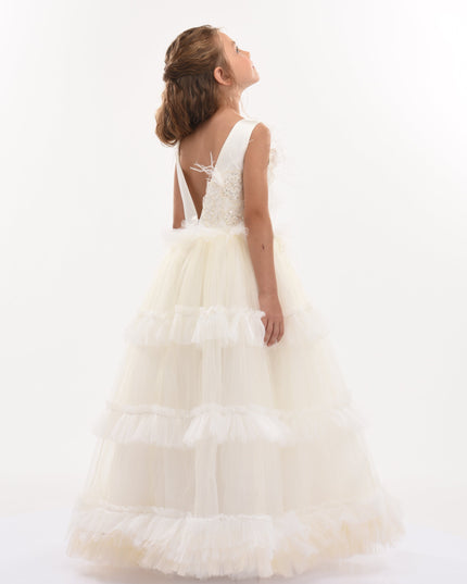 kidsatelier-tulleen-Off-White-Jasmine-Tulle-Dress