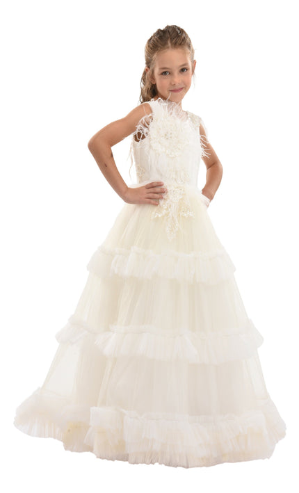 kidsatelier-tulleen-Off-White-Jasmine-Tulle-Dress