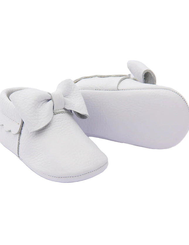 kids atelier banblu White Bow Booties