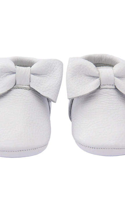 kids atelier banblu White Bow Booties