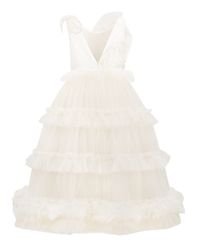 Off White Jasmine Tulle Dress