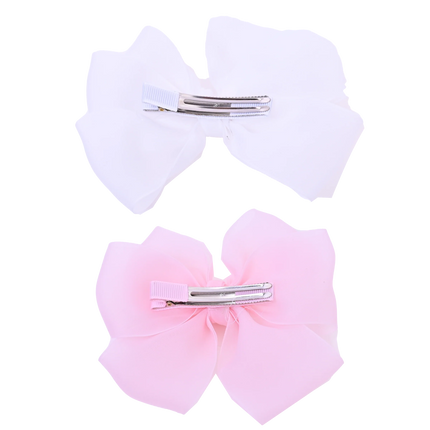 Multicolor Ribbon Bow Hairclip Set