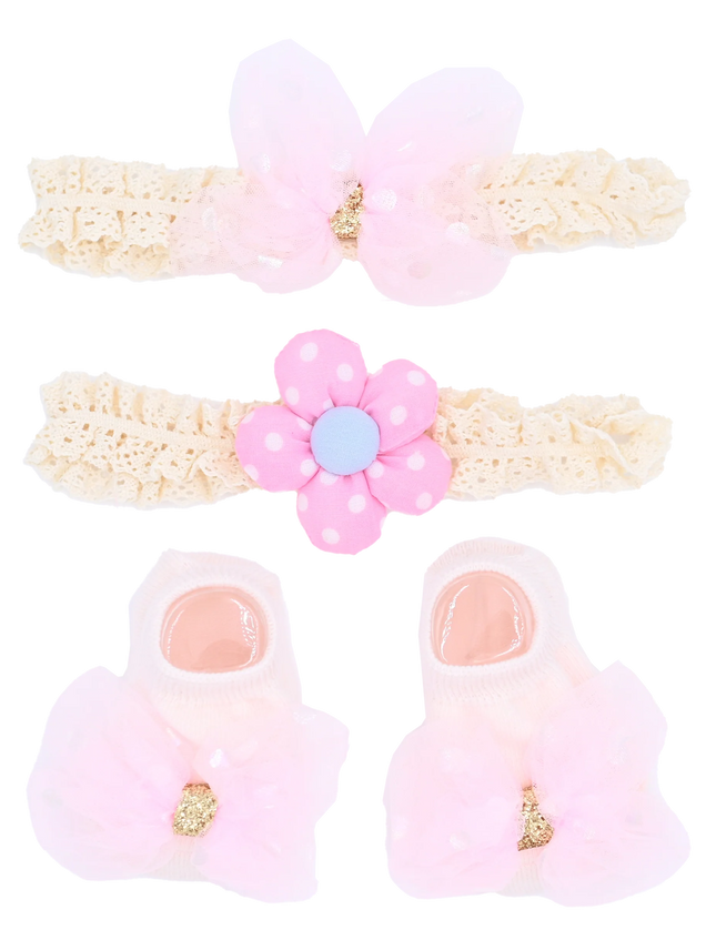 Kidsatelier-Tulleen-MTBGS4229-pink-bow-gold-accent-flower-gift-set