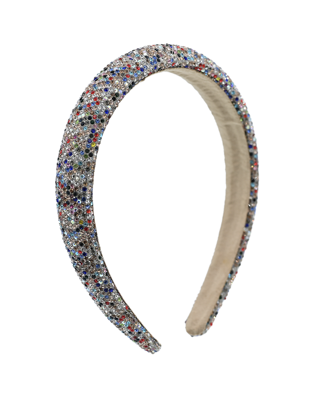 Multicolored Gemstone Rose Gold Headband