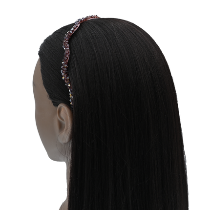 Multicolored Gemstone Vine Headband
