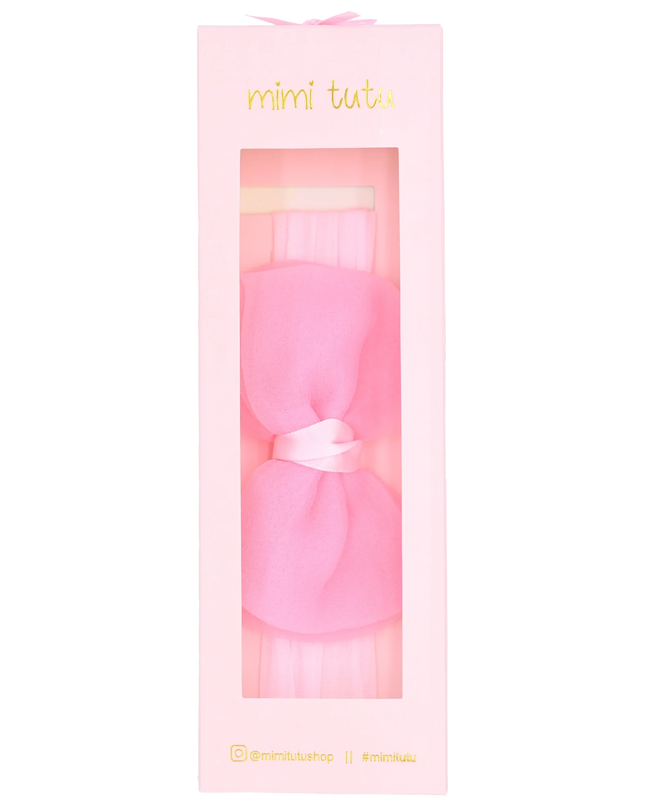 Multicolor Tulle Bow Headband