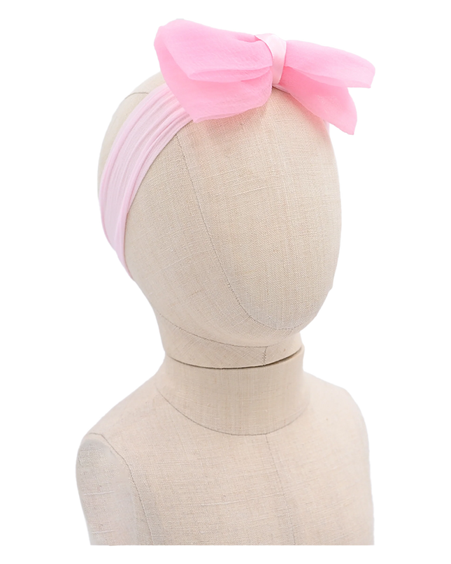 Multicolor Tulle Bow Headband