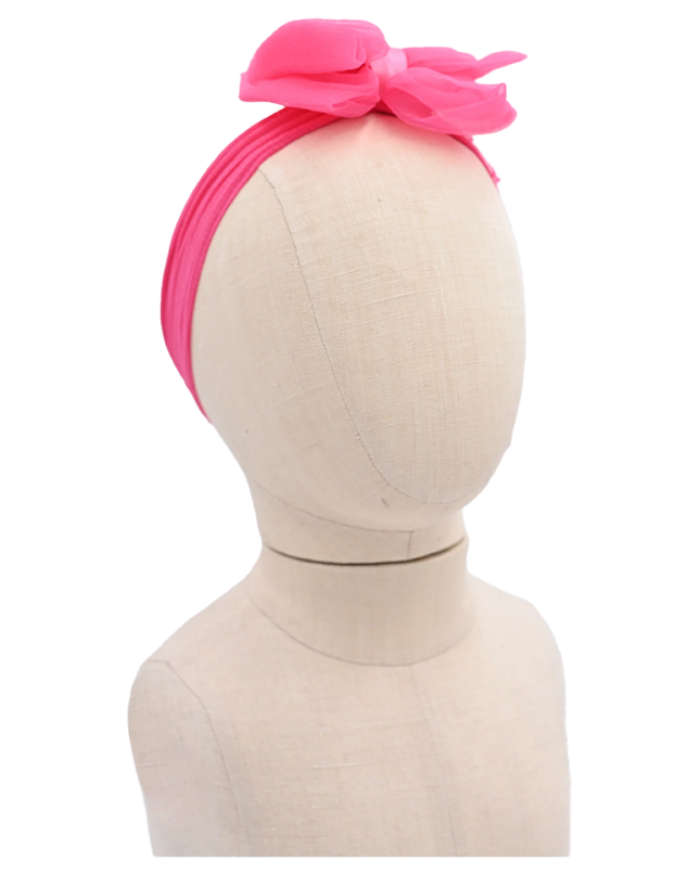 Multicolor Tulle Bow Headband