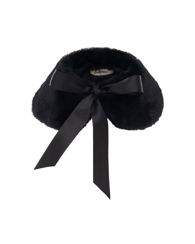 kids-atelier-tulleen-kid-girl-black-faux-fur-stole-t922301-black