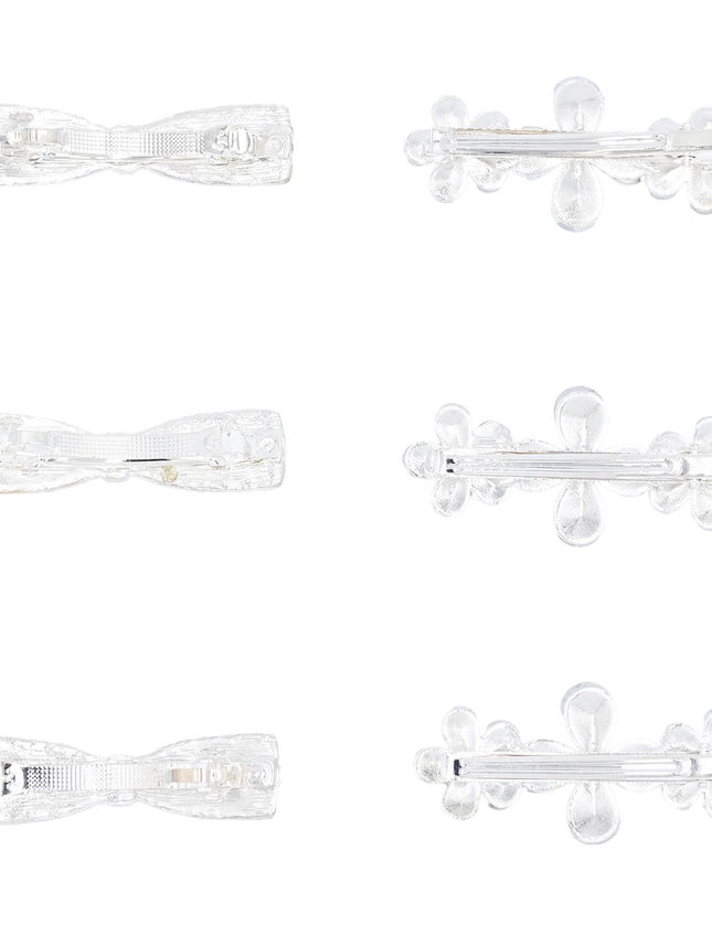 kidsatelier-tulleen-MTHC42112-crystal-bow-daisy-hairclip-set