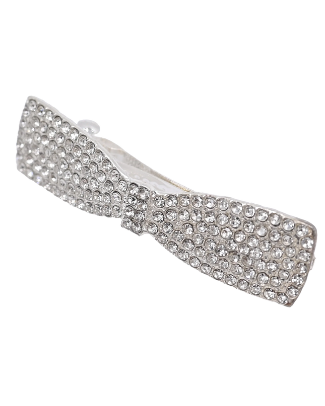 Crystal Bow & Daisy Hairclip Set