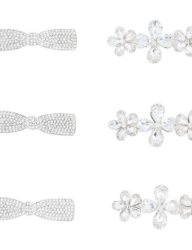 kidsatelier-tulleen-MTHC42112-crystal-bow-daisy-hairclip-set