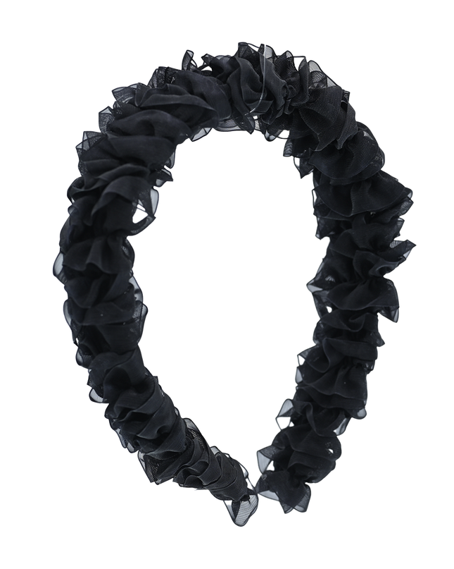 Multicolored Tulle Ruffle Headband