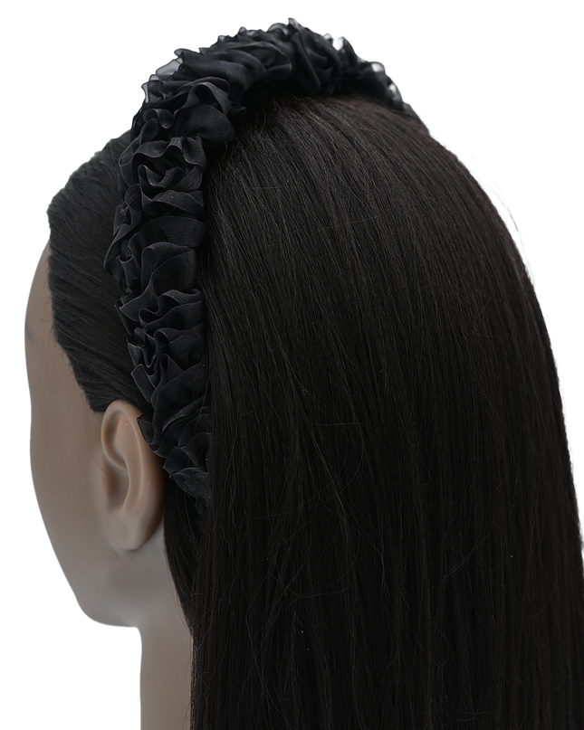 Multicolored Tulle Ruffle Headband