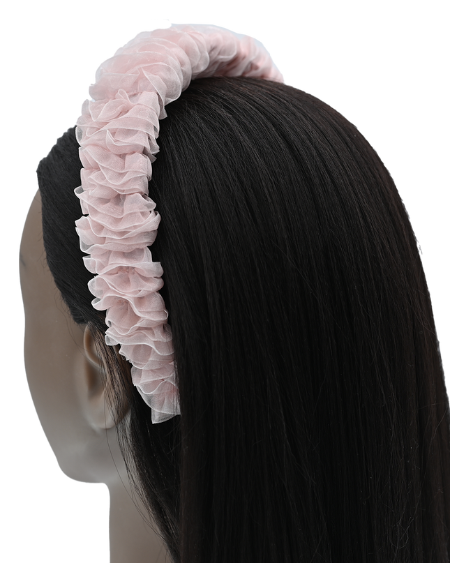 Multicolored Tulle Ruffle Headband