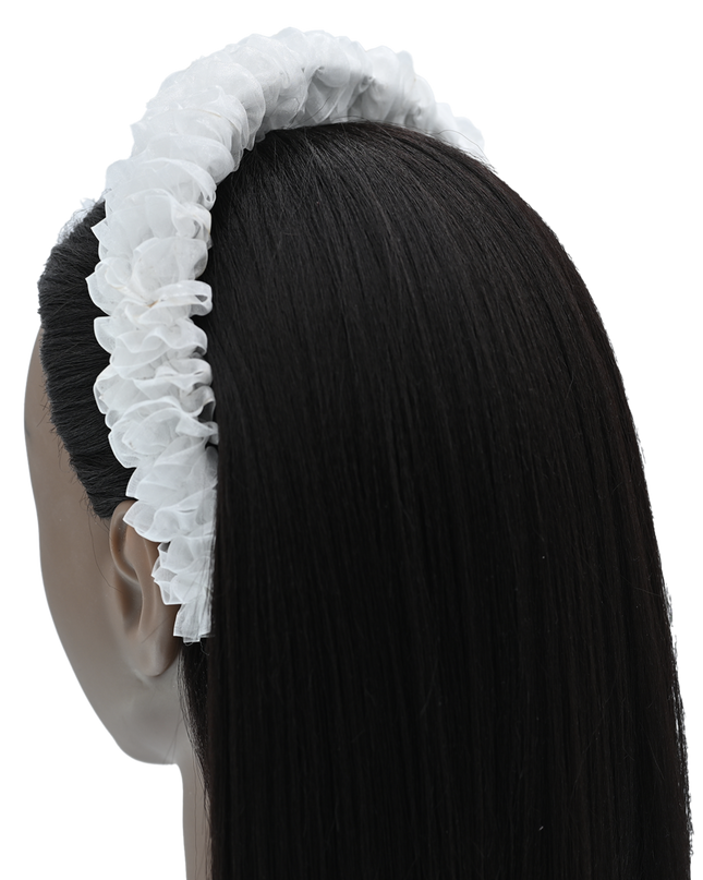 Multicolored Tulle Ruffle Headband