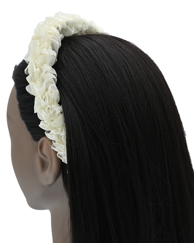 Multicolored Tulle Ruffle Headband