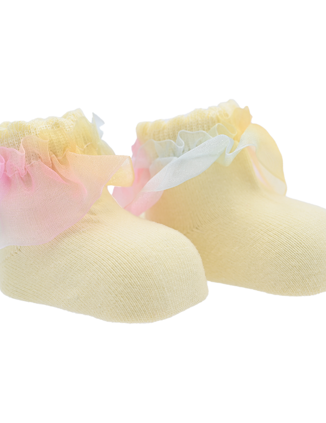 Kidsatelier-Tulleen-MTS42501-rainbow-ruffle-cotton-socks-set