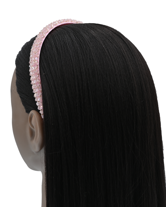 Multicolored Crosscut Gemstone Headband