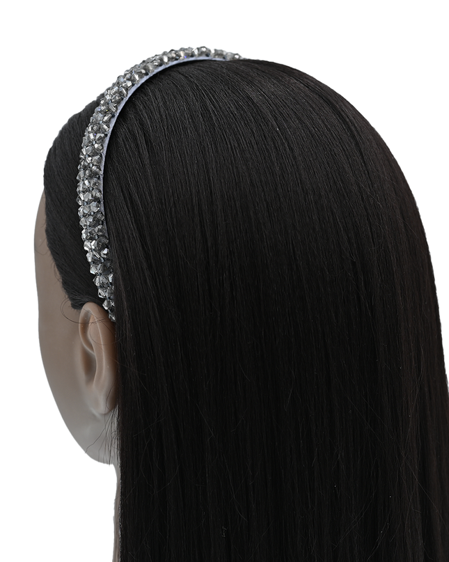 Multicolored Crosscut Gemstone Headband