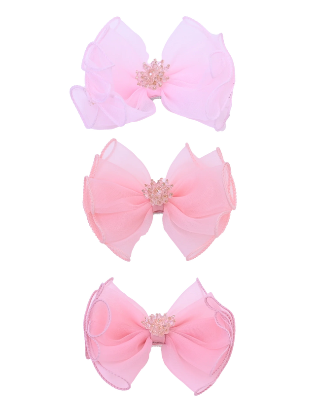 Kidsatelier-Tulleen-MTHC4206-multicolor-crystal-flower-bow-hairclip-set