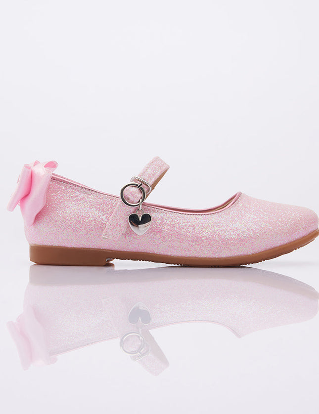 kids-atelier-perla-kid-baby-girl-pink-bubblegum-glitter-bow-flats-v95b-glitter-bubblegum-pink