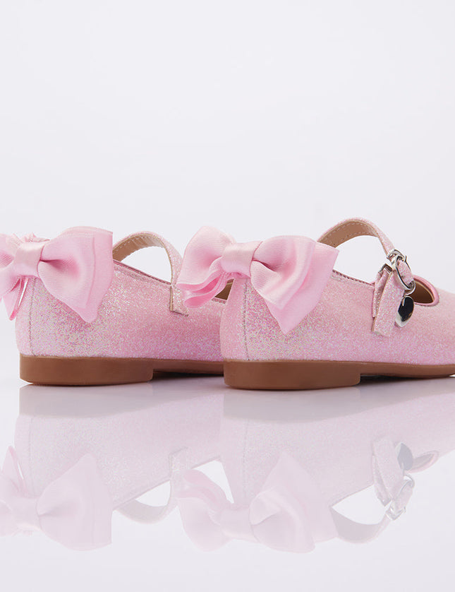 kids-atelier-perla-kid-baby-girl-pink-bubblegum-glitter-bow-flats-v95b-glitter-bubblegum-pink
