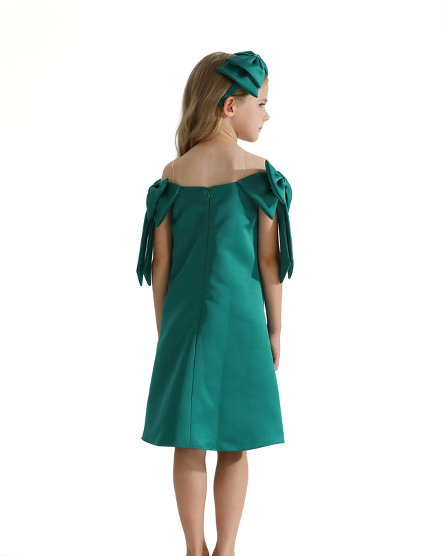 kids-atelier-tulleen-kid-girl-green-luneta-off-shoulder-bow-dress-tmc-24005-green