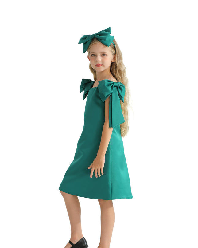 kids-atelier-tulleen-kid-girl-green-luneta-off-shoulder-bow-dress-tmc-24005-green