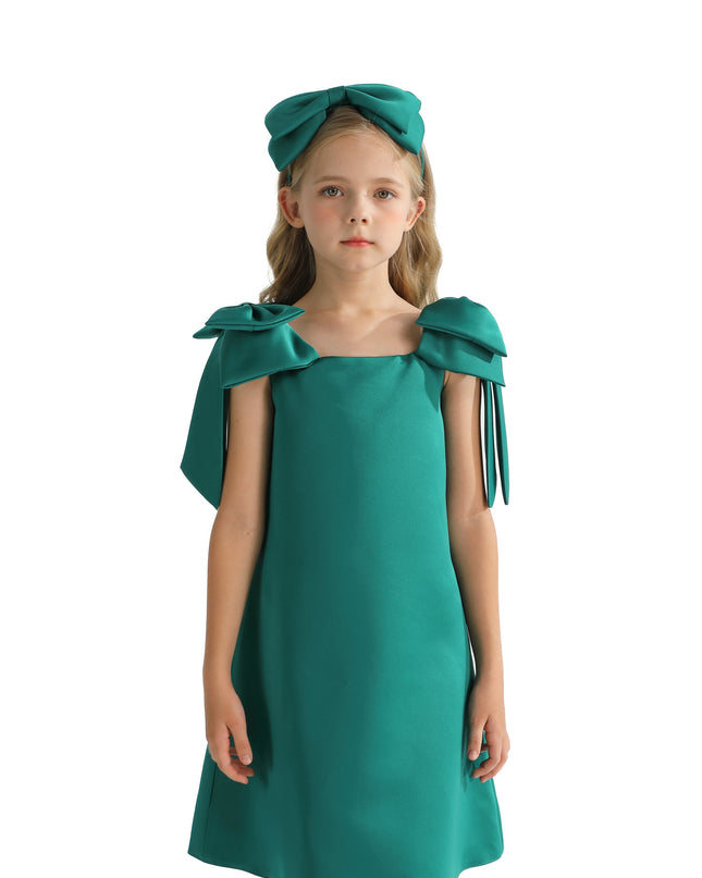kids-atelier-tulleen-kid-girl-green-luneta-off-shoulder-bow-dress-tmc-24005-green