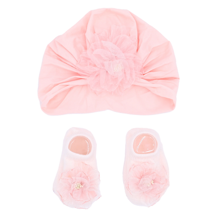 Pink Flower Pastel Gift Set