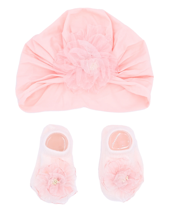 Pink Flower Pastel Gift Set
