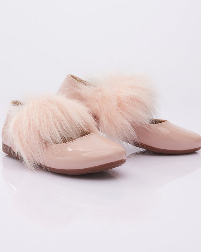 kids-atelier-perla-kid-girl-patent-pink-fur-strap-flats-v92b-patent-pink