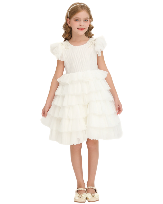 White Elrose Dress