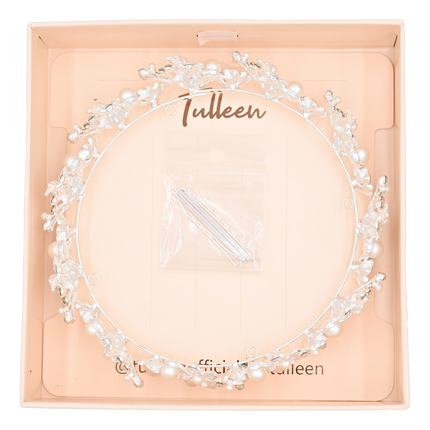 Crystal Pearl Floral Crown