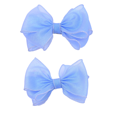 Shimmering Bow Hairclip Set