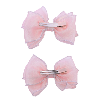 Shimmering Bow Hairclip Set