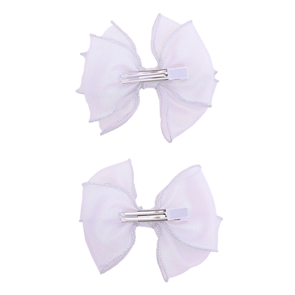 Shimmering Bow Hairclip Set