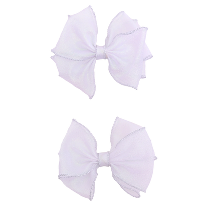 Shimmering Bow Hairclip Set