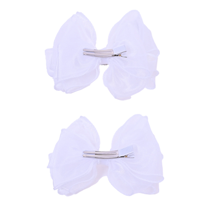 Shimmering Bow Hairclip Set