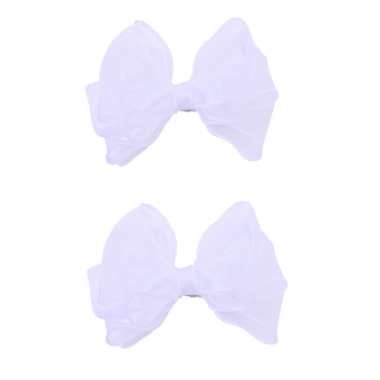 Shimmering Bow Hairclip Set