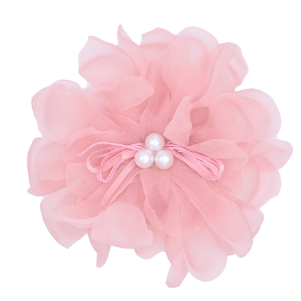 Pearl Ribbon Flower Hairclip
