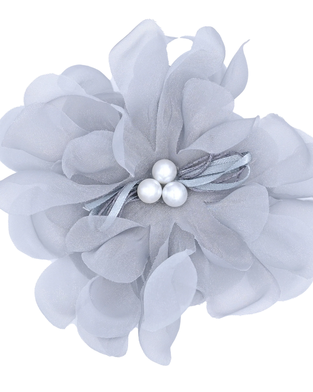 Pearl Ribbon Flower Hairclip