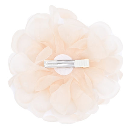 Pearl Ribbon Flower Hairclip